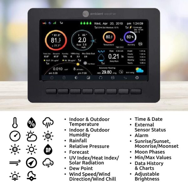 Ambient Weather WS-5000 Ultrasonic Smart Weather Station - Image 4