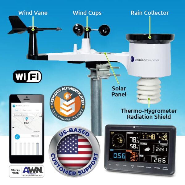 Ambient Weather WS-2902 WiFi Smart Weather Station - Image 2