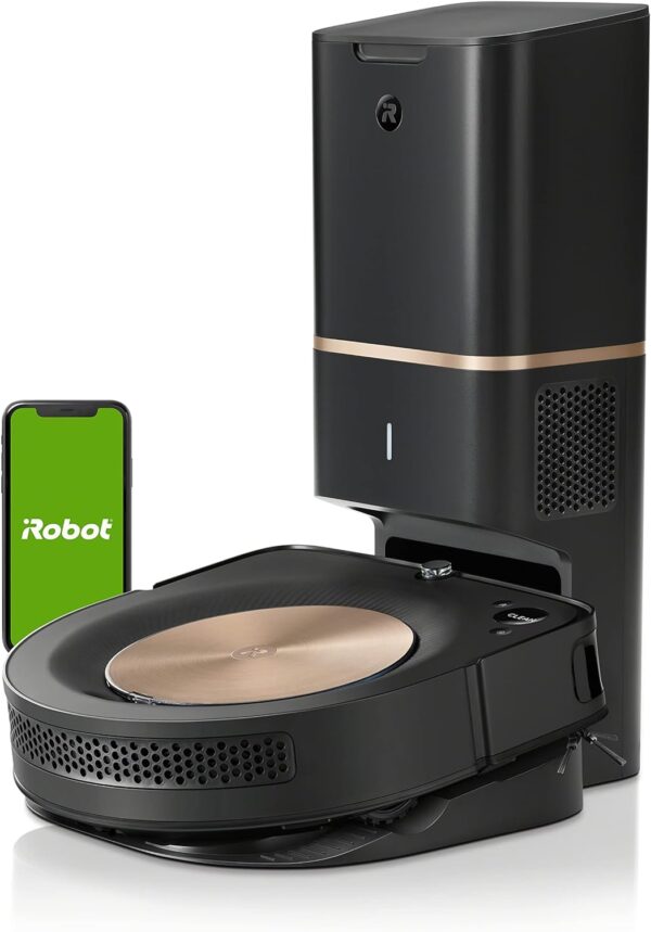 iRobot Roomba s9+ Self Emptying Robot Vacuum - Self-Empty for 60 Days, Detects & Cleans Around Objects in Your Home, Smart Mapping, Powerful Suction, Corner & Edge Cleaning