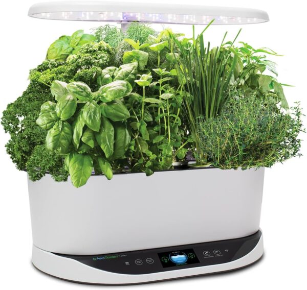 AeroGarden Bounty Indoor Hydroponic Herb Garden, White - Image 4