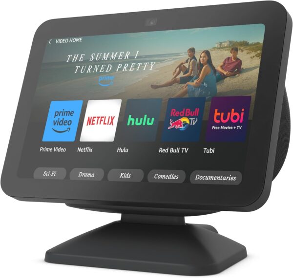 Echo Show 8 (3rd Gen) Adjustable Stand with USB-C Charging Port | Charcoal - Image 2