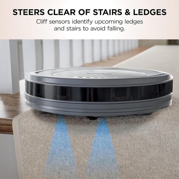 Shark AV753 ION Robot Vacuum, Tri-Brush System, Wifi Connected, 120 Min Runtime, Works with Alexa, Multi Surface Cleaning, Grey - Image 6